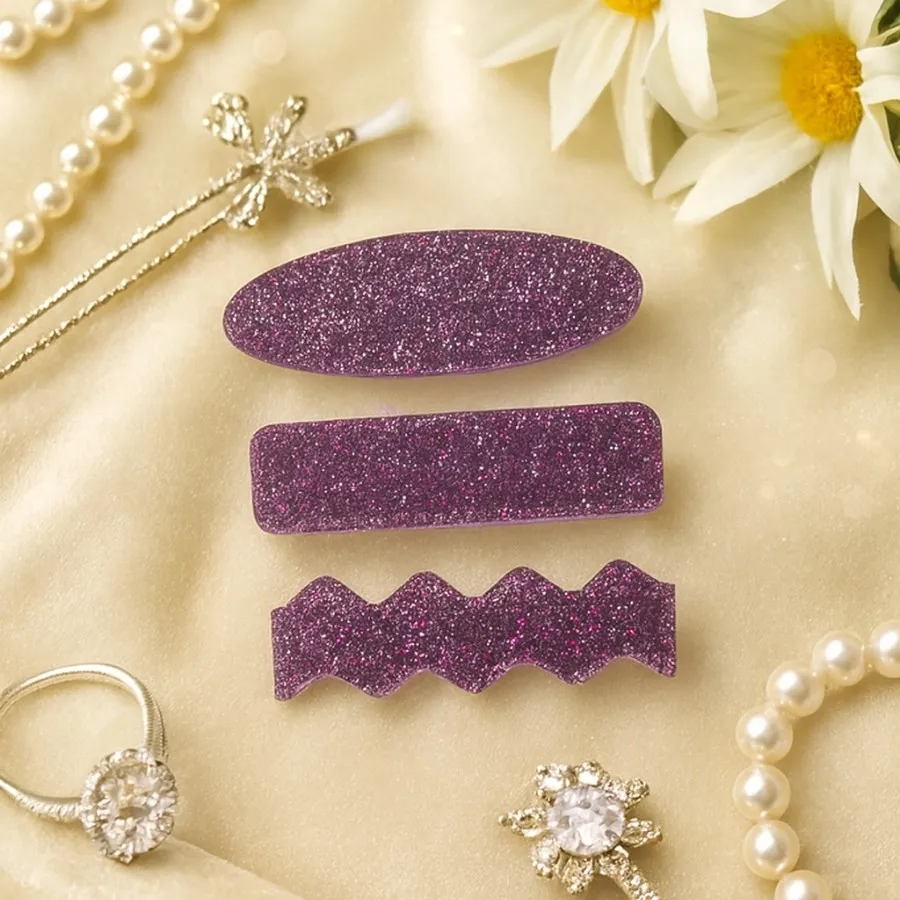 گیره رزینی بنفش اکلیلی