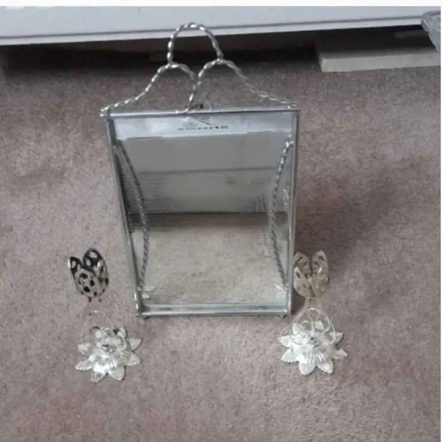 آینه شمعدان قدیمی