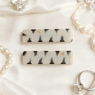 گیره رزینی سفید سیاه