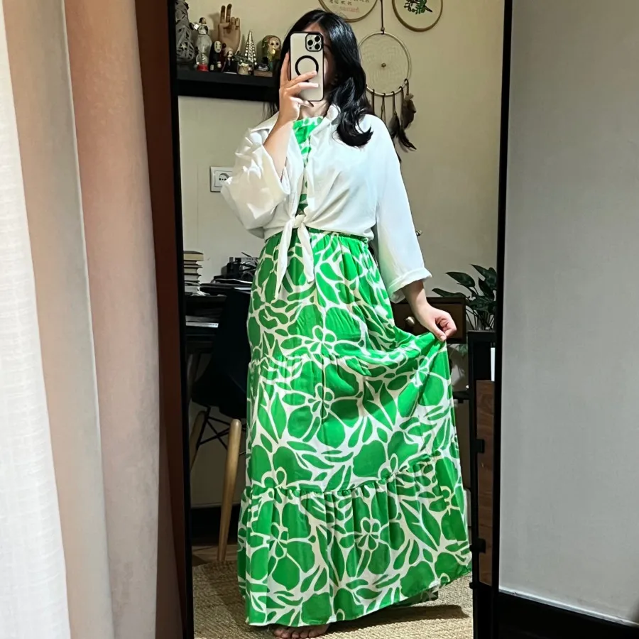 پیراهن ساحلی با رویه