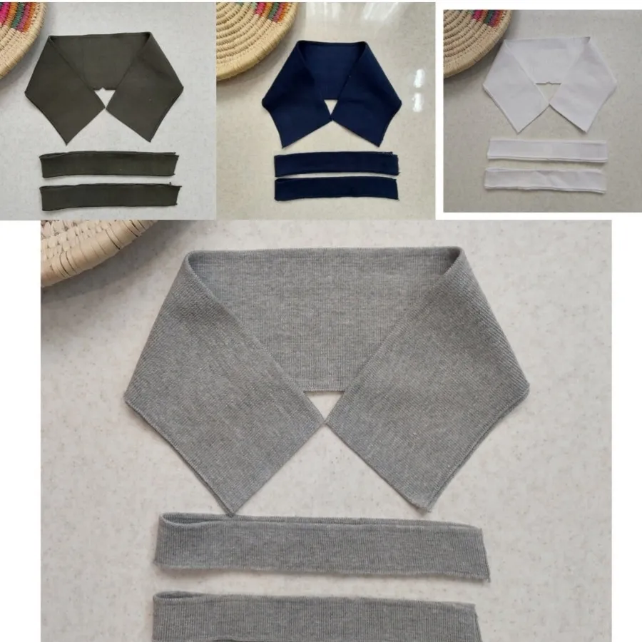 ست یقه آماده  و مچی