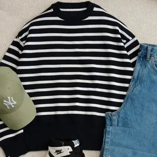 بلوز بافت راه راه پینترست