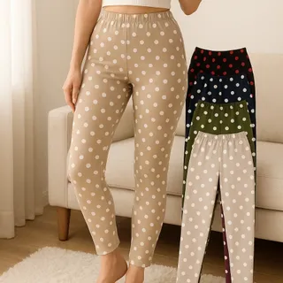 شلوار زنانه راحتی خالدار