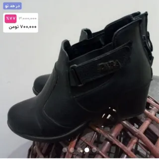 نیم بوت چرم اداری