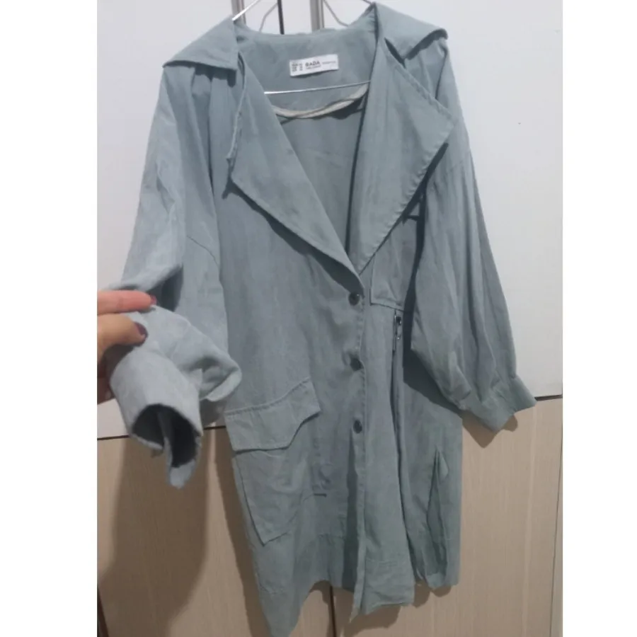 مانتو بارونی آبی شیک خاص