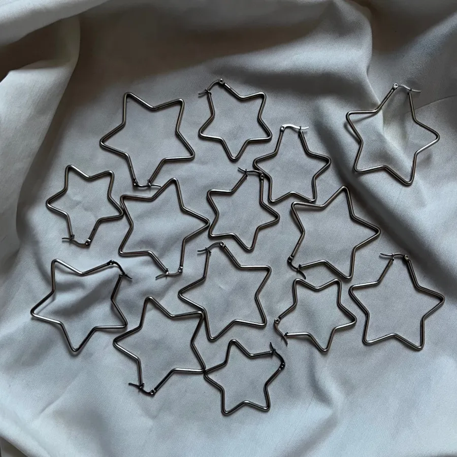 گوشواره ستاره نقره‌ای