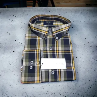 پیراهن چهارخانه نخی 3XL