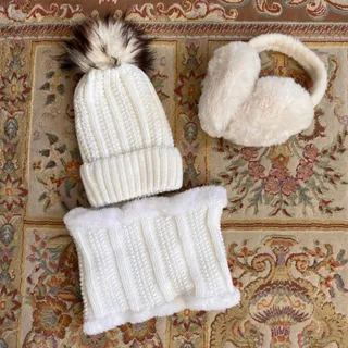 ست کلاه و شالگردن رینگی