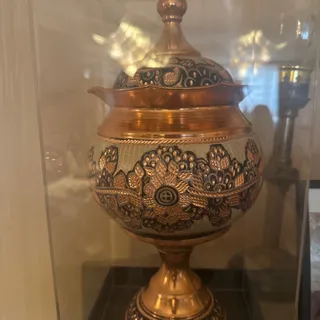 شکلات خوری مسی کنده کاری