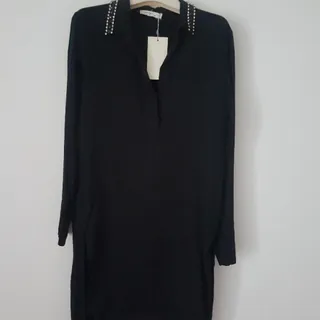 شومیز مشکی نخی