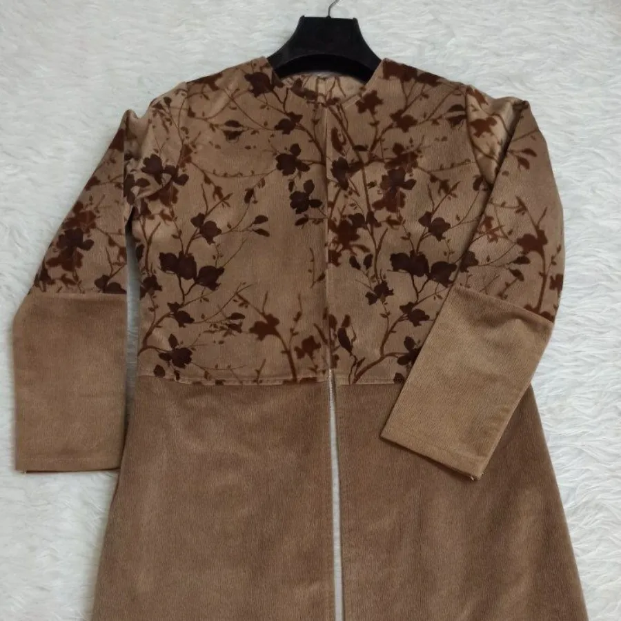 مانتو کتی مخمل کبریتی