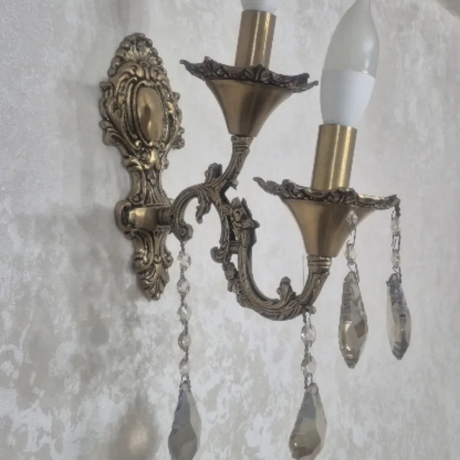 جفت دیوارکوب برنجی