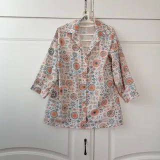 مانتو لنین رنگی رنگی