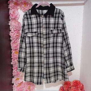 مانتو بافت زیپی