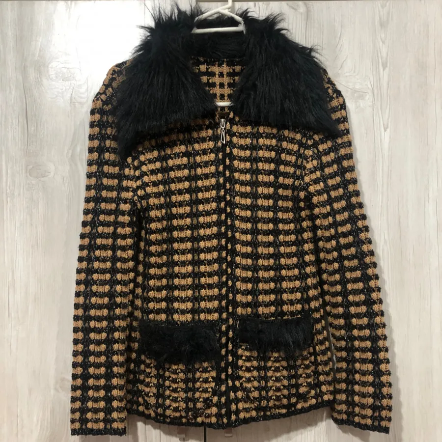 ژاکت بافت خزدار