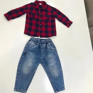 ست پیراهن و شلوار جین