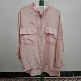 مانتو صورتی گلبهی