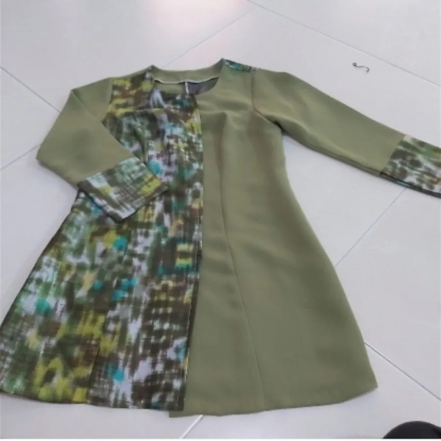 مانتو کتی کرپ و ژاکارد