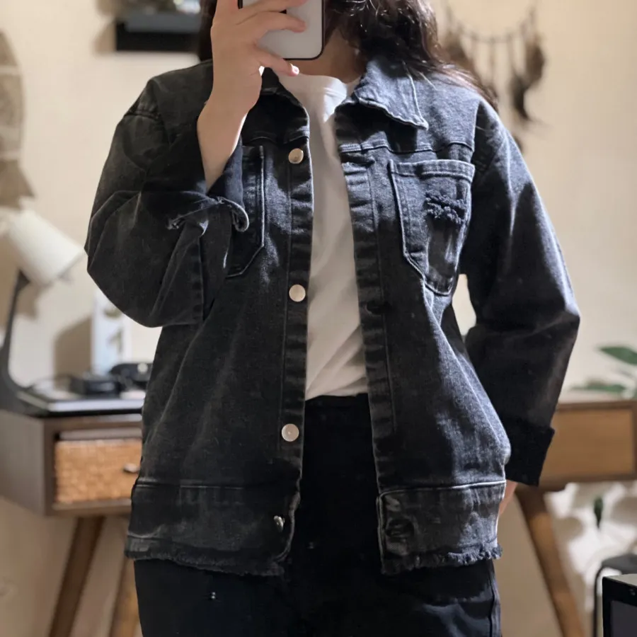 کت جین زغالی