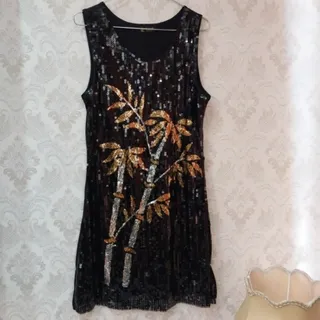 لباس مهمونی پولکی