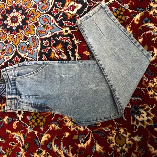 شلوار مام فیت جین