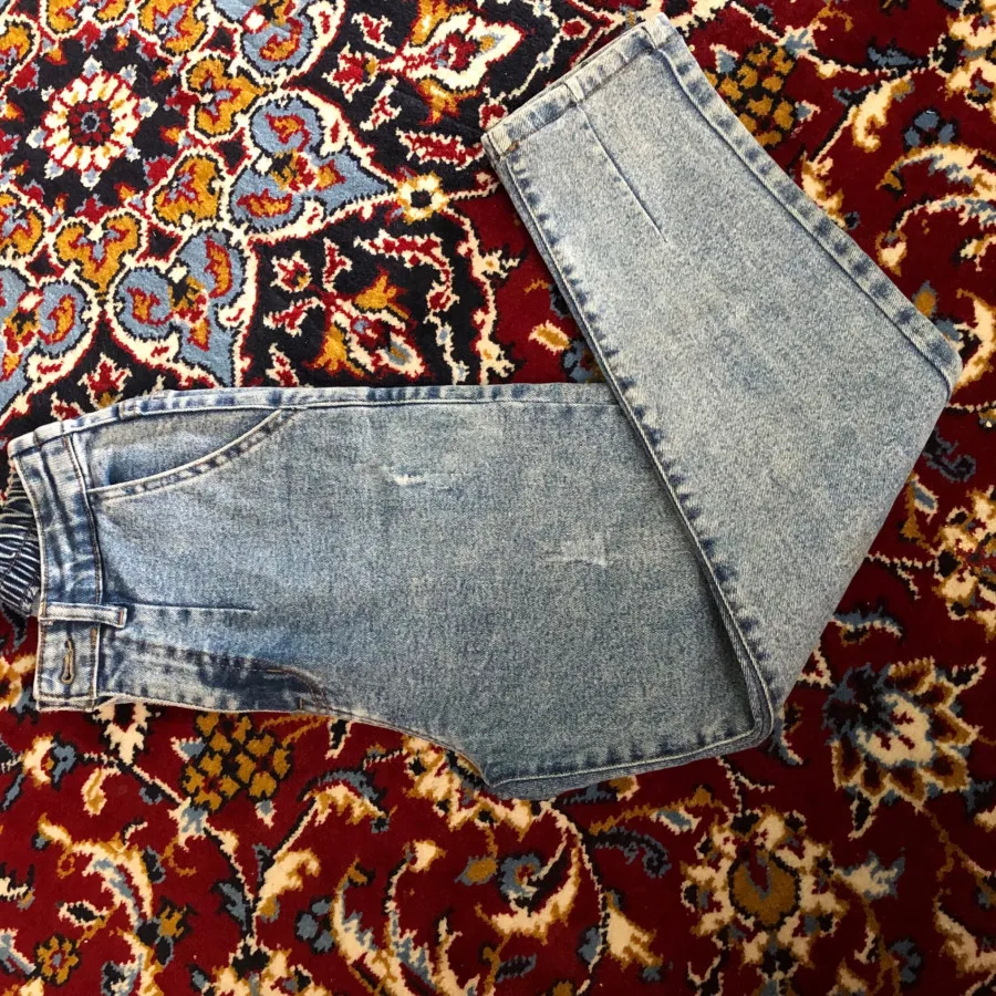 شلوار مام فیت جین