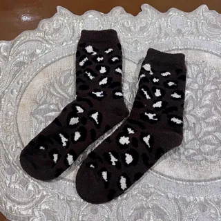 جوراب حوله ای پلنگی