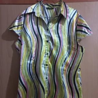 شومیز ساتن خارجی برند