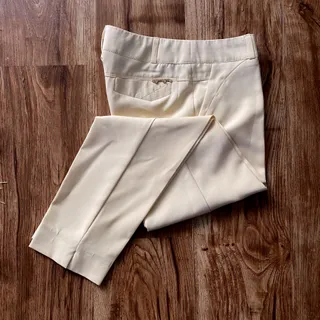 شلوار پارچه‌ای لیمویی