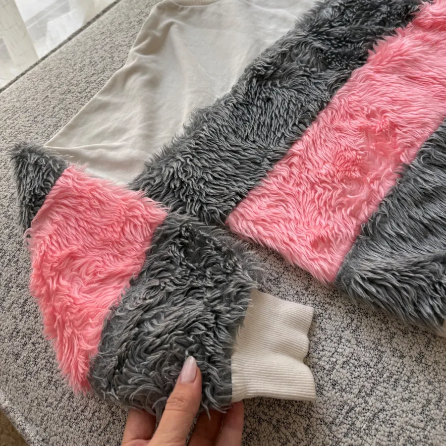 بلوز گرم با خزرنگی