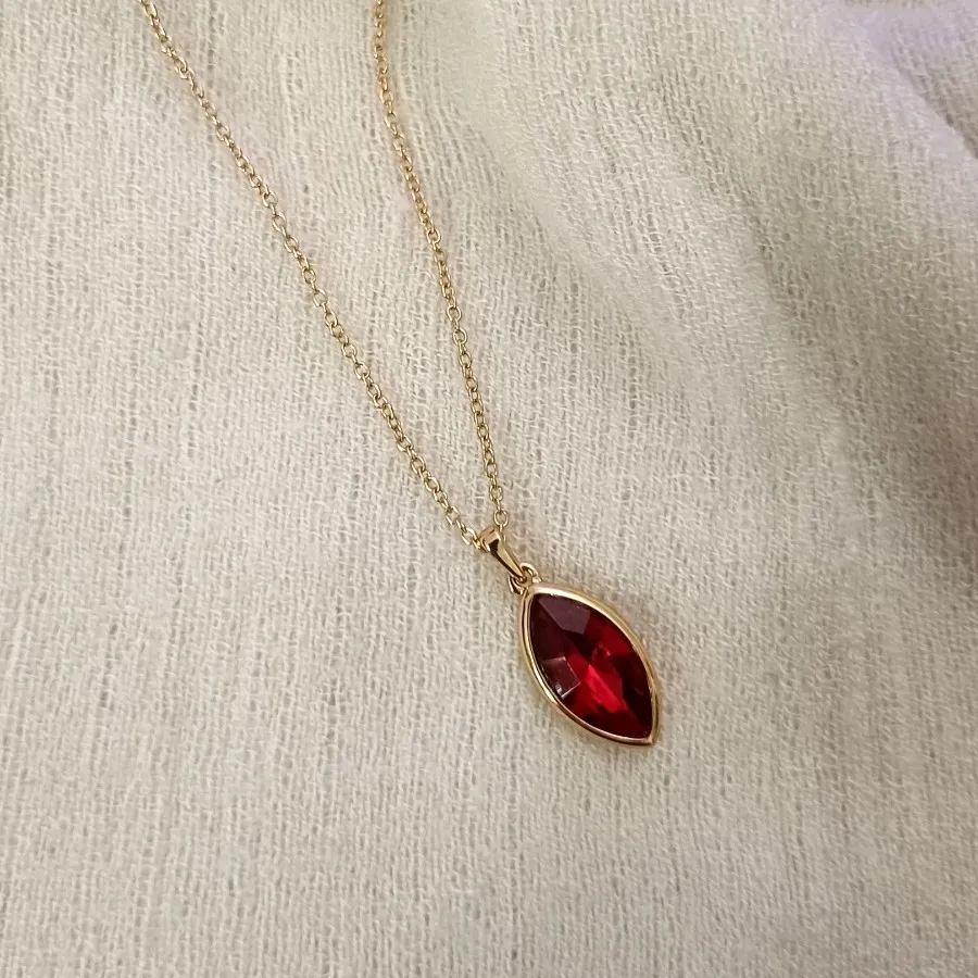 گردنبند تک سنگ شیک