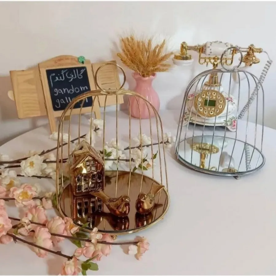 دکوری  قفس طلایی