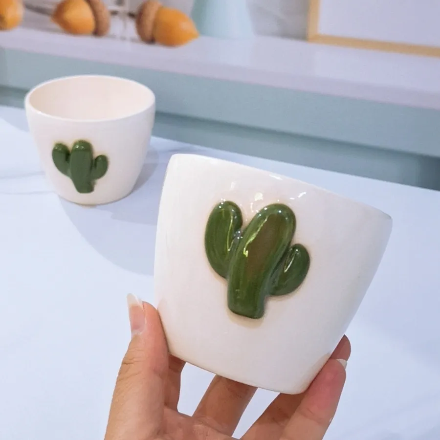 گلدان سرامیکی کاکتوس