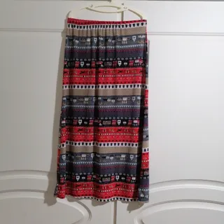 دامن طرح دار