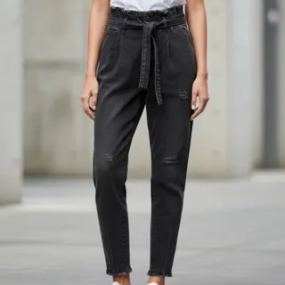 شلوار جین مام فیت برند