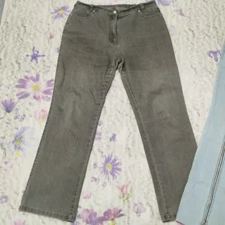 شلوار بوتکات آبی و ذغالی