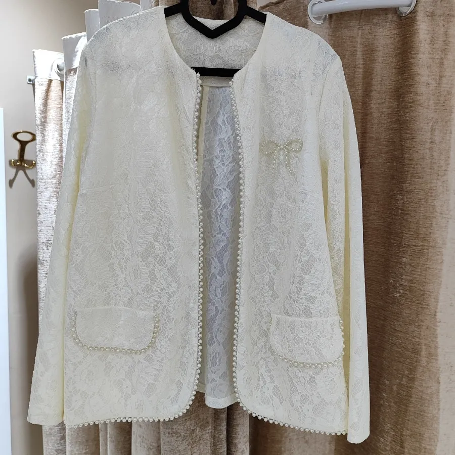 کت دانتل مرواریدی