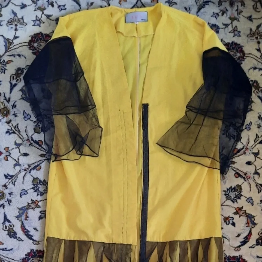 مانتو زرد زنانه