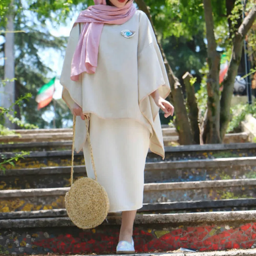 ست تابستونی پانچ و دامن