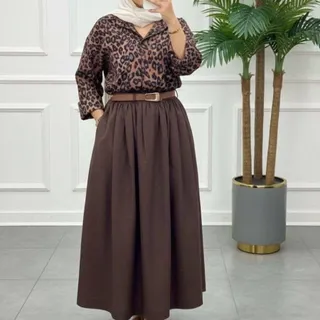 شومیز دامن کمربند