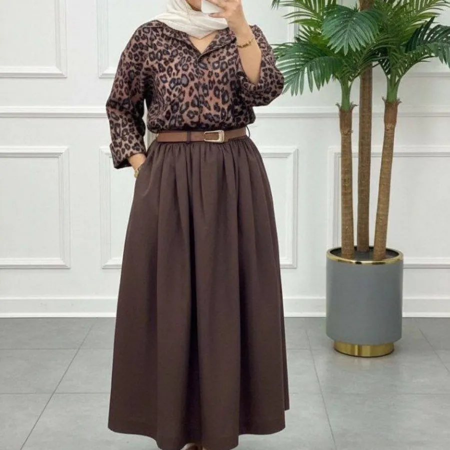 شومیز دامن کمربند