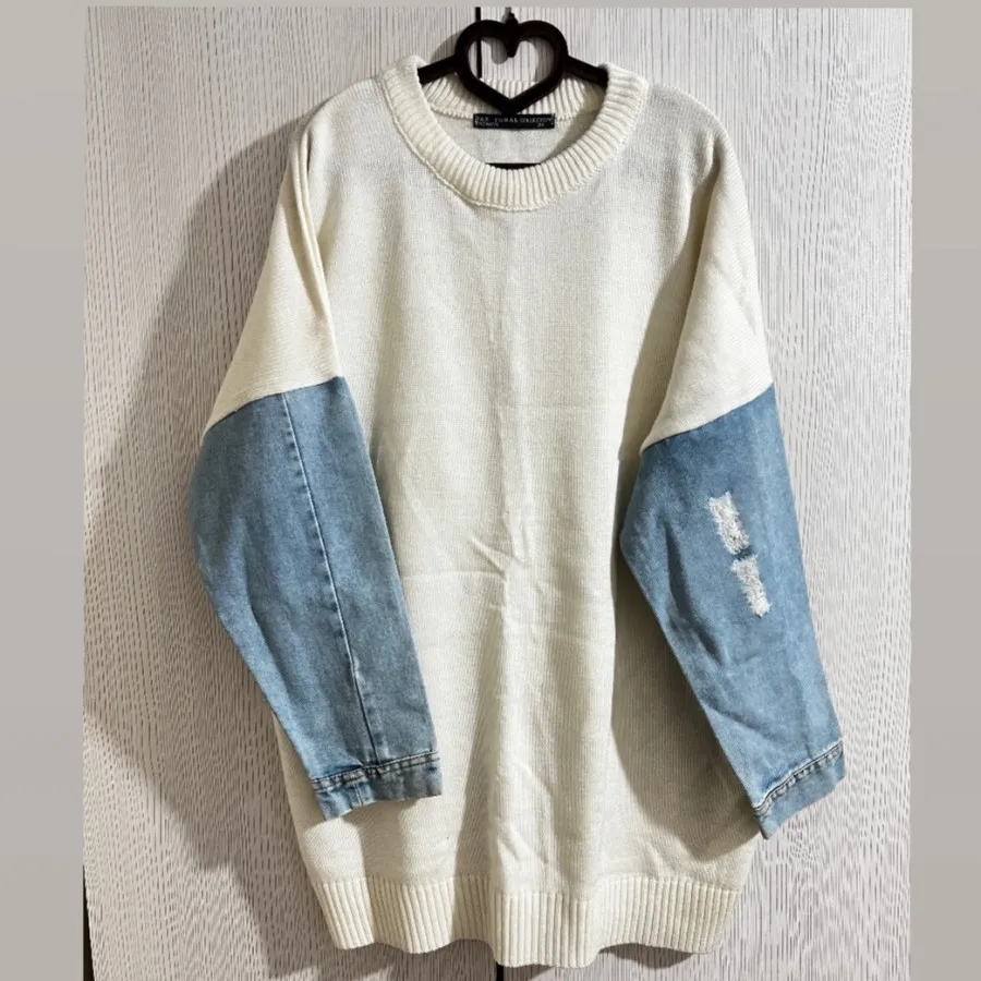 بافت بلند استین جین