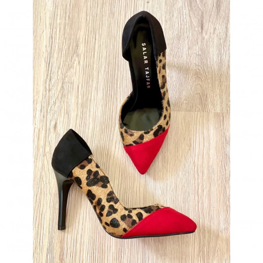 کفش پاشنه بلند سه تکه