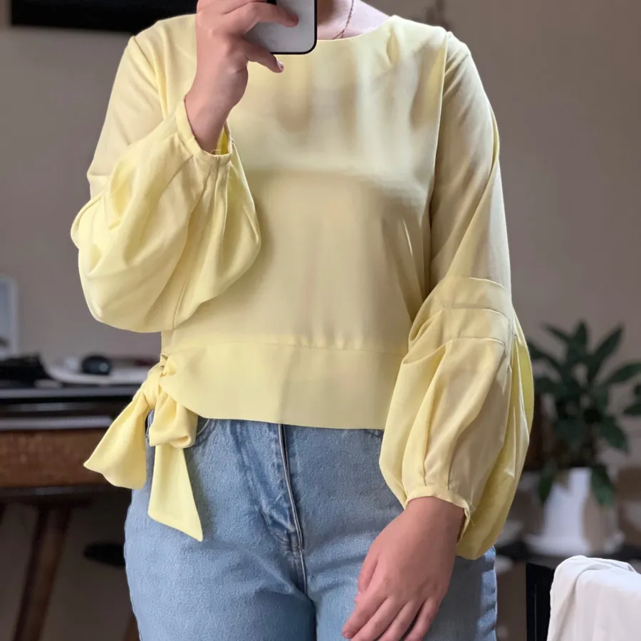 شومیز دخترانه زرد کره ای