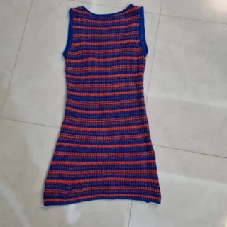 پیراهن پشت باز بافت