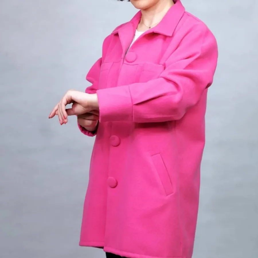 پالتو فوتر صورتی