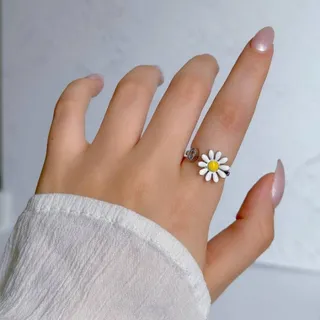 انگشتر بابونه رنگ ثابت