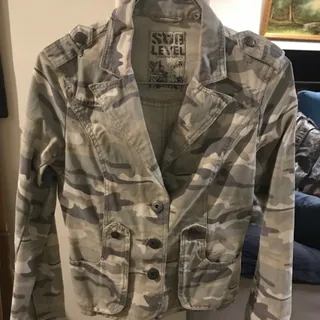 کت طرح ارتشی کتان