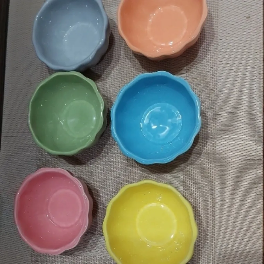 پیاله سرامیکی رنگی