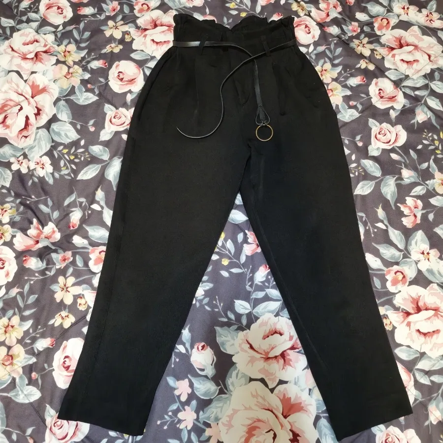 شلوار کرپ مجلسی کمربنددار